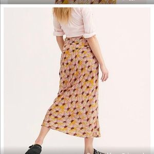 EUC Free People midi skirt